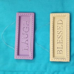 NWT Wall Decor Hanging w/Magnet Blessed & Laugh